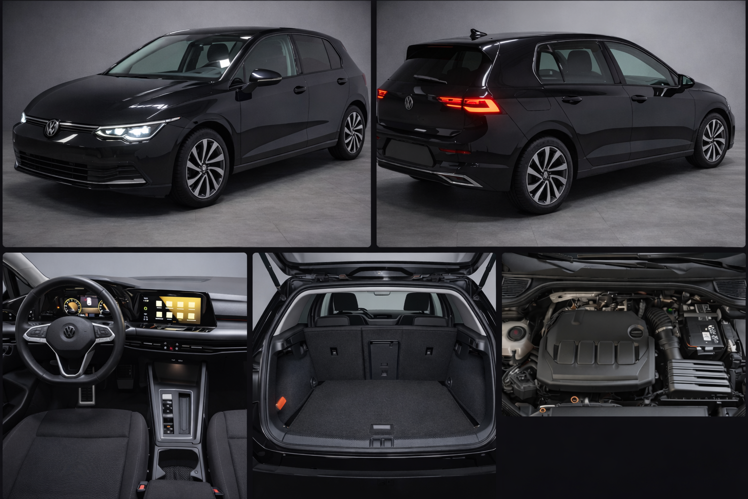 Volkswagen Golf 8 2.0 TDI DSG Active · composición premium