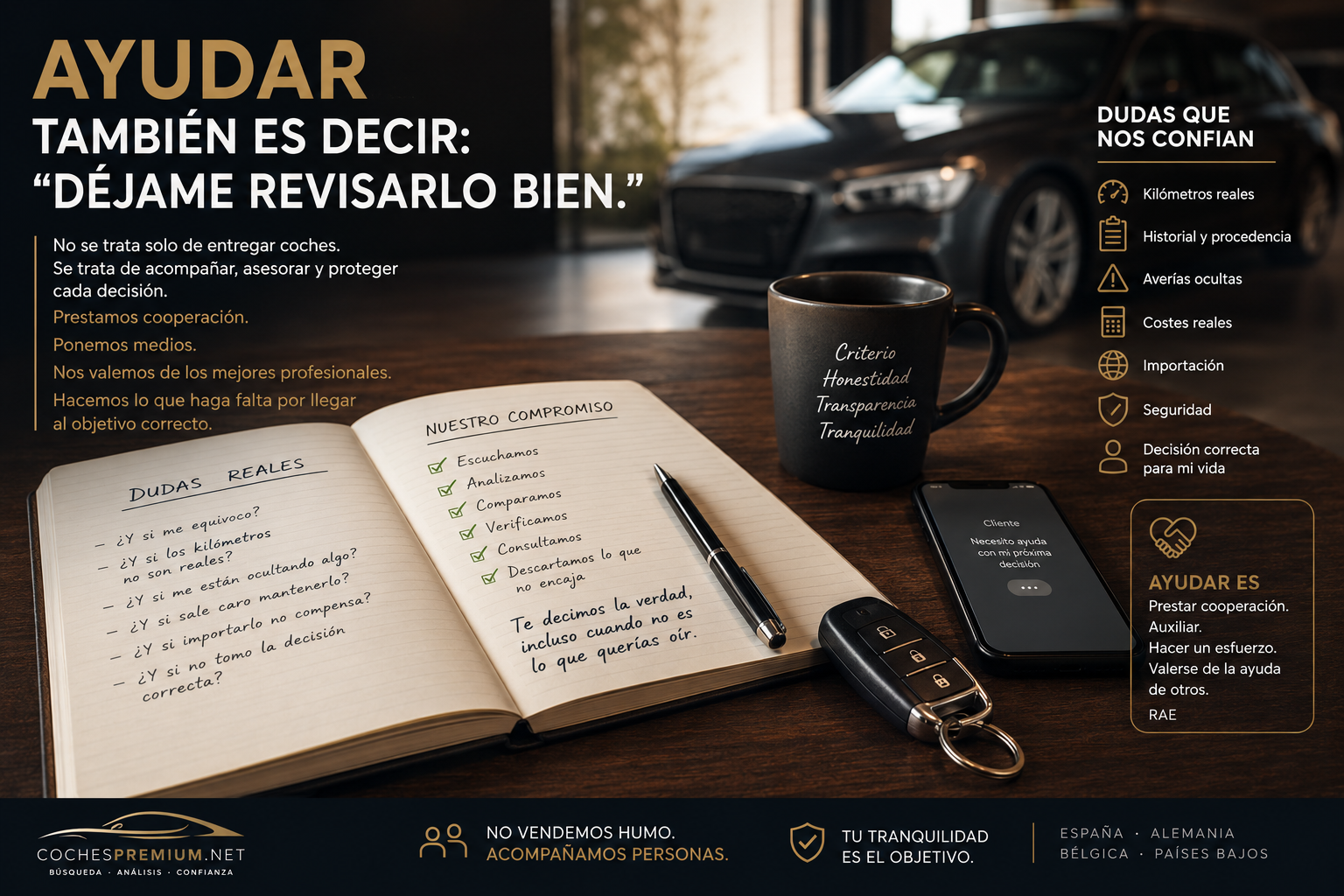 Ayudar, 6 letras, pero mucho sentido y ética profesional y personal
