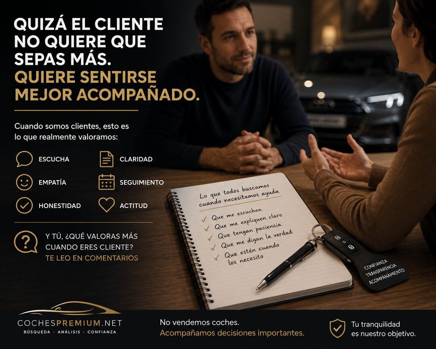 Profesionales que no te escuchan